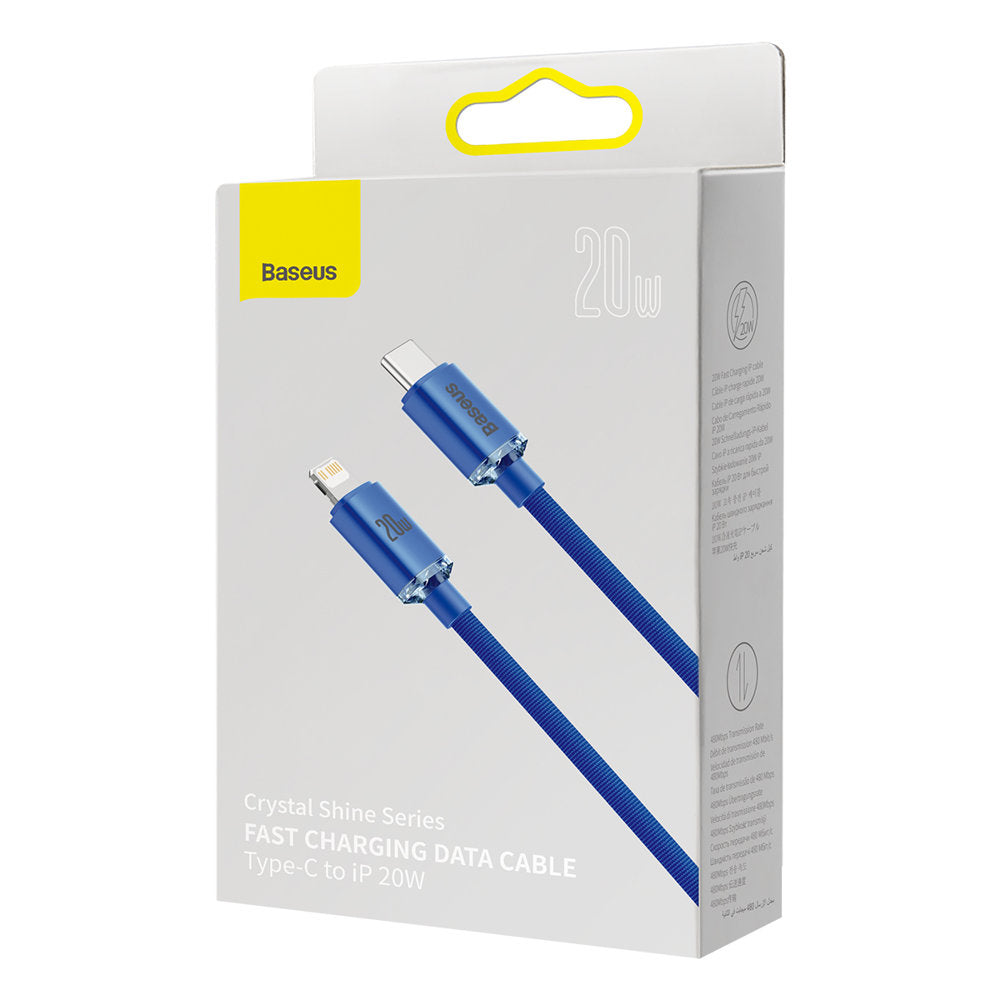 Baseus CAJY000203 Lightning - USB-C PD cable 20W 480Mb/s 1.2m - blue