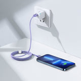 Baseus CAJY000205 Lightning - USB-C PD cable 20W 480Mb/s 1.2m - purple