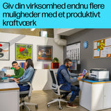 HP OfficeJet Pro 9130b Trådløst All-in-One Farve Printer, Tosidet print; Kopimaskine, scanner