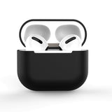 AirPods 3-kasse med blødt silikonhylster til hovedtelefoner sort (kasse C)
