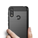 Carbon Case Flexible Cover Sleeve Motorola Moto E7i Power sort