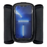 Wozinsky-ramme cykeltaske cykelkasse vandtæt telefonkasse 1,5 l sort (WBB26BK)