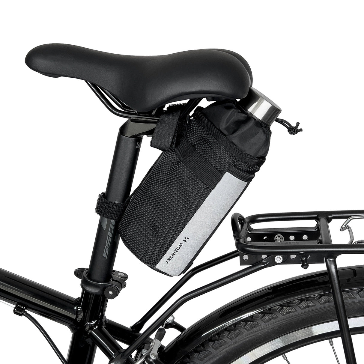 Wozinsky Thermal Bottle Bag for Bike or Scooter 1L Black (WBB29BK)