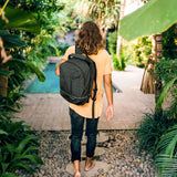 Wozinsky cykeltaske dobbelt rygsæk 2in1 30l sort (WBB30BK)