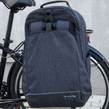 Wozinsky cykel bager taske, cykel rygsæk med ramme, 2in1, 40l, sort (WBB33BK)