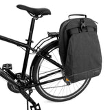 Wozinsky cykel bager taske, cykel rygsæk med ramme, 2in1, 40l, sort (WBB33BK)