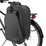 Wozinsky cykel bager taske, cykel rygsæk med ramme, 2in1, 40l, sort (WBB33BK)