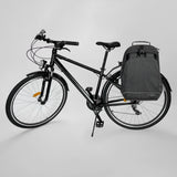 Wozinsky cykel bager taske, cykel rygsæk med ramme, 2in1, 40l, sort (WBB33BK)
