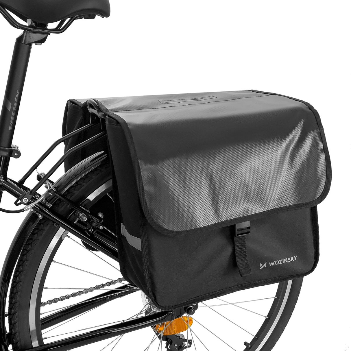 Wozinsky Double Bike Pannier for Trunk 28L Black (WBB34BK)