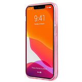 Karl Lagerfeld Glitter Karl's Head Case for iPhone 13 mini - Pink