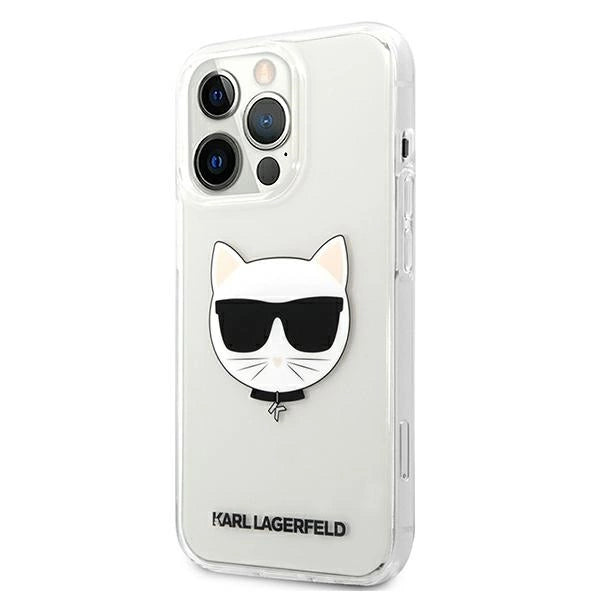 Karl Lagerfeld Choupette Head Case for iPhone 13 Pro Max - Transparent