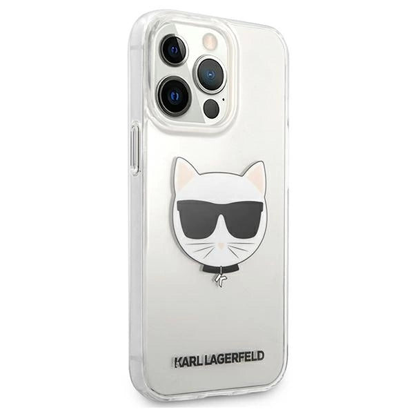 Karl Lagerfeld Choupette Head Case for iPhone 13 Pro Max - Transparent
