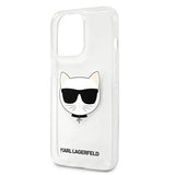 Karl Lagerfeld Choupette Head Case for iPhone 13 Pro Max - Transparent