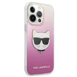 Karl Lagerfeld Choupette Head Case for iPhone 13 Pro Max - Pink