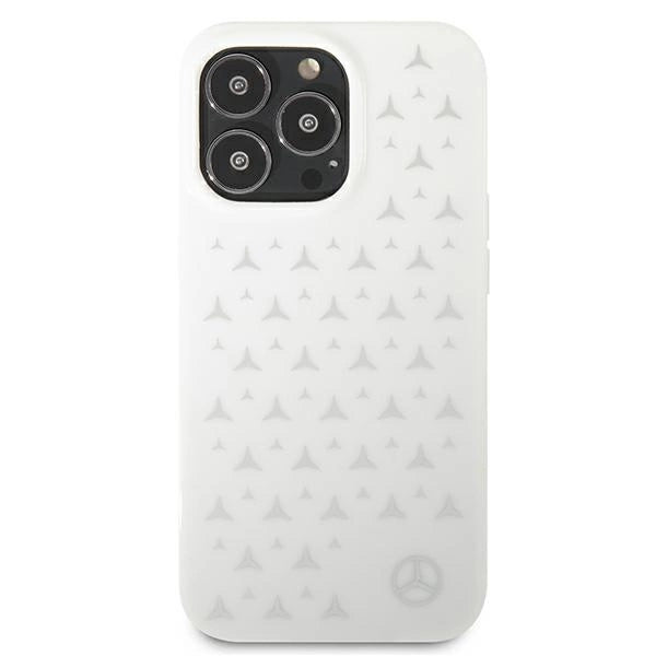 Mercedes MEHCP13LESPWH iPhone 13 Pro / 13 6,1" hvid/hvid hardcase Silver Stars mønster