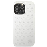 Mercedes MEHCP13LESPWH iPhone 13 Pro / 13 6,1" hvid/hvid hardcase Silver Stars mønster