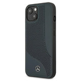 Mercedes MEHCP13SCDONA iPhone 13 mini 5,4" granatowy/navy hardcase Ledret perforeret område