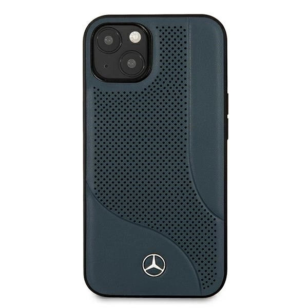 Mercedes MEHCP13SCDONA iPhone 13 mini 5,4" granatowy/navy hardcase Ledret perforeret område