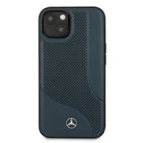 Mercedes MEHCP13SCDONA iPhone 13 mini 5,4" granatowy/navy hardcase Ledret perforeret område