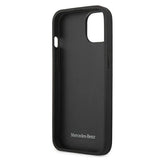 Mercedes MEHCP13SCDONA iPhone 13 mini 5,4" granatowy/navy hardcase Ledret perforeret område