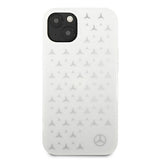 Mercedes MEHCP13SESPWH iPhone 13 mini 5,4" hvid/hvid hardcase Silver Stars mønster