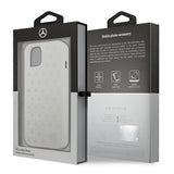 Mercedes MEHCP13SESPWH iPhone 13 mini 5,4" hvid/hvid hardcase Silver Stars mønster