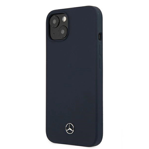 Mercedes MEHCP13SSILNA iPhone 13 mini 5,4" granat-/navy-hårdkasse Silicone Line