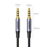 Ugreen AV183 20785 kabel 3,5 mm mini jack / 3,5 mm mini jack 3m - grå