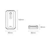 Baseus Power Bank Power Starter Jump Starter Booster 10000mAh 12V (1000A / 500A) + Crocodile Cables Black (CGNL020101)