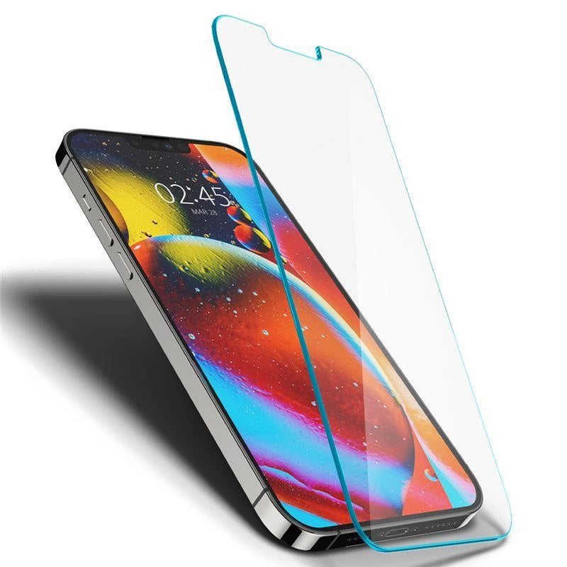 Spigen Glas.tR EZ Fit Privacy Temperet glas til iPhone 13 Pro Max - 2 stk.