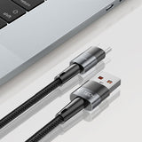 Tech-Protect 9490713934128 USB-kabel 0,25 m USB A USB C 0,48 Gbit/sek. 66 W Grå