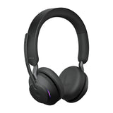 Jabra Evolve2 65 Headset Trådløs Kontor/Callcenter USB Type-A Bluetooth Opladningsstativ Sort