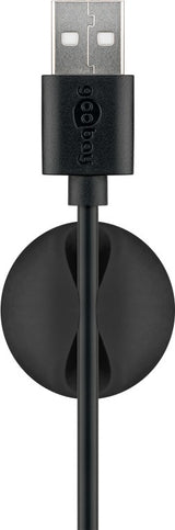 Goobay Kabelholdere 5 stk (black)