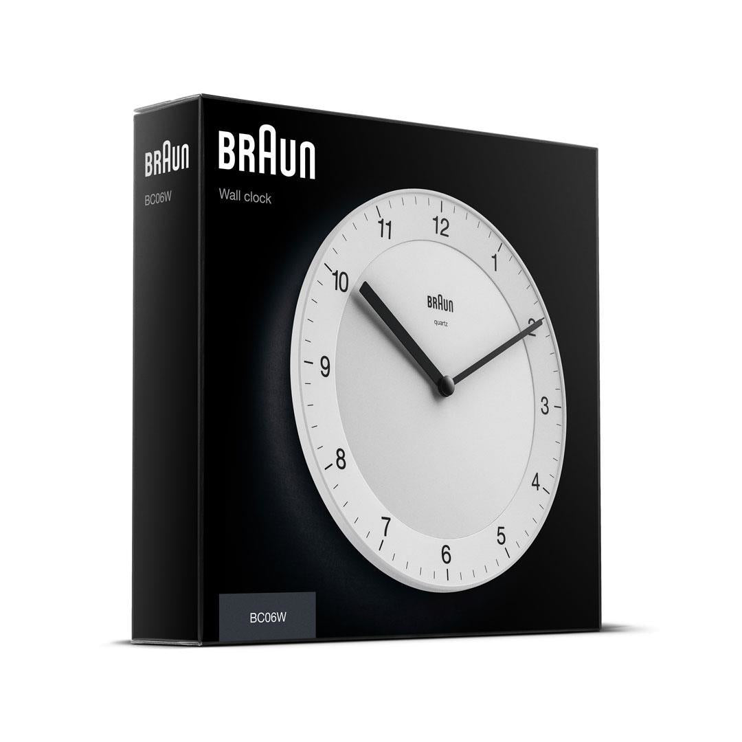 Braun BC06W Kvartsur Rund Hvid