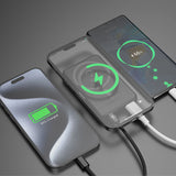 Dudao K14S USB-C / MagSafe trådløs powerbank 20W 5000mAh - sort
