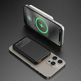 Dudao K14S USB-C / MagSafe trådløs powerbank 20W 5000mAh - sort