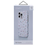Uniq Coehl Terrazzo-fodral til iPhone 13 Pro Max - hvid