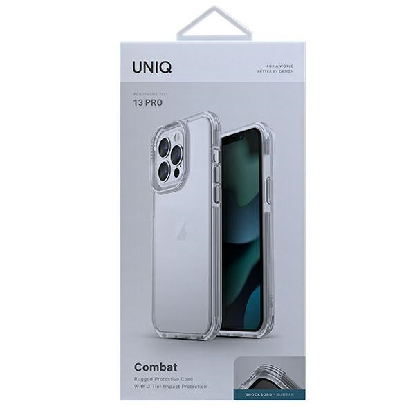 Uniq Combat-hylster til iPhone 13 Pro / iPhone 13 - gennemsigtige