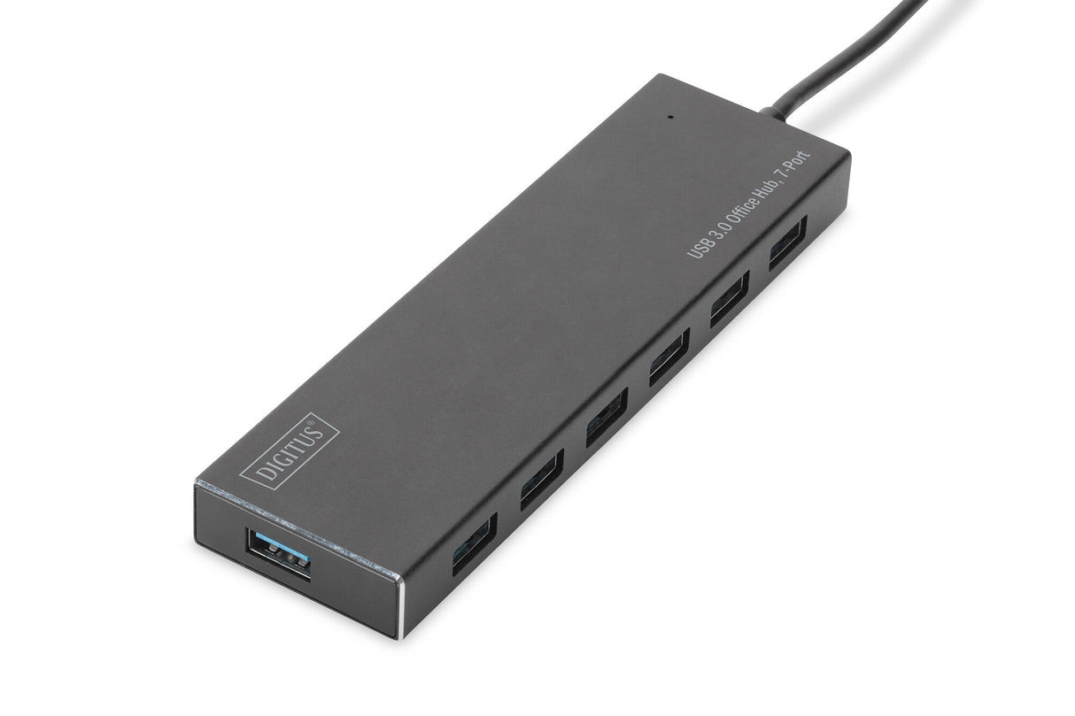 Digitus DA-70241-1 interface hub USB 3.2 Gen 1 (3.1 Gen 1) Type-A 5000 Mbit/s Grå