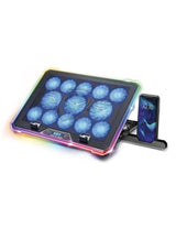 Spirit of Gamer AIRBLADE 1300 RGB køling til laptop 43,2 cm (17") Sort