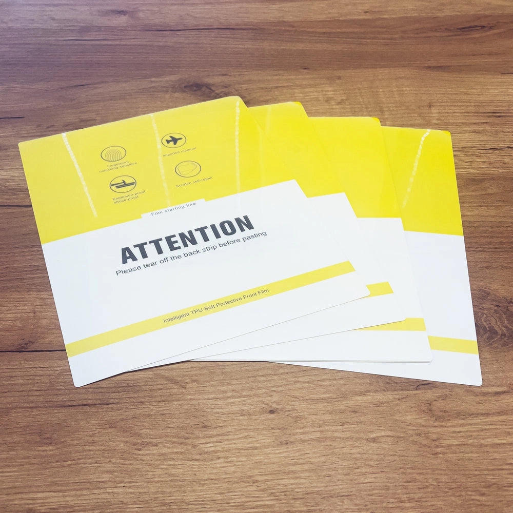 20 st. Hydrogelfolie til tabletten, selvhelende til skæring med en plotter (29 cm x 22, 5 cm)