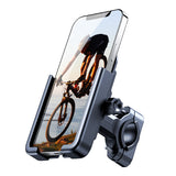 Wozinsky metalcykeltelefonholder, scooter sort (WBHBK3)