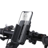 Wozinsky metalcykeltelefonholder, scooter sort (WBHBK3)