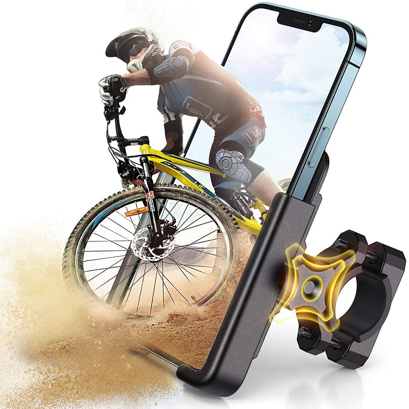Wozinsky metalcykeltelefonholder, scooter sort (WBHBK3)