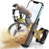 Wozinsky metalcykeltelefonholder, scooter sort (WBHBK3)