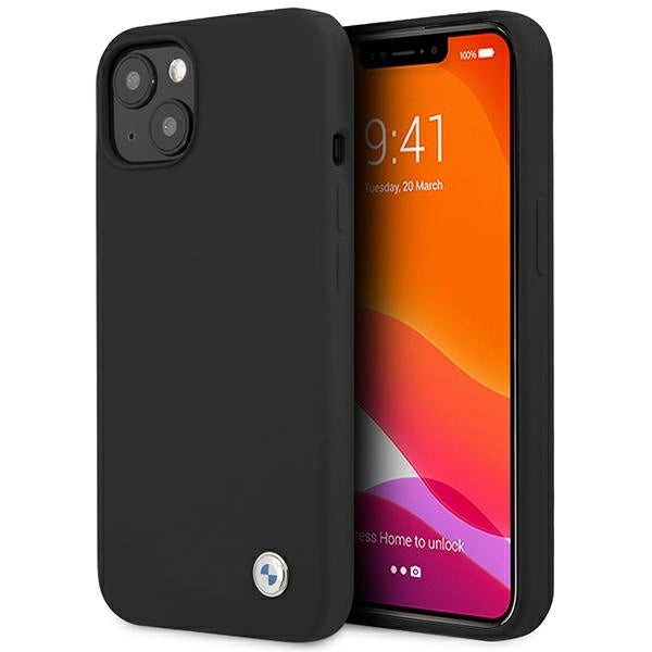 Etui BMW BMHCP13SSILBK iPhone 13 mini 5,4" sort/sort hardcase Silikon Signatur