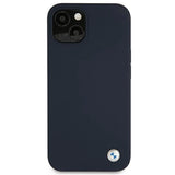BMW Silicone Signature Case for iPhone 13 mini - Navy Blue