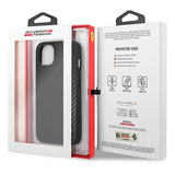 Ferrari FESAXHCP13SBK iPhone 13 mini 5.4" black/black hardcase On Track Carbon Stripe