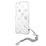Guess GUHCP13SKPESI iPhone 13 mini 5.4" silver/silver hardcase Peony Chain Collection