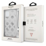 Guess GUHCP13SKPESI iPhone 13 mini 5.4" silver/silver hardcase Peony Chain Collection